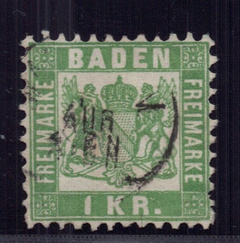 Baden michel oblitéré - baden, n°23