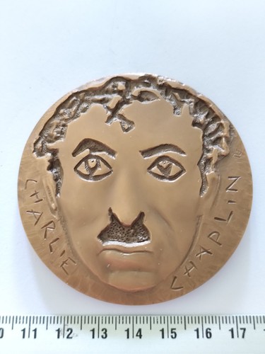 Medaille charlie chaplin - medaille,
