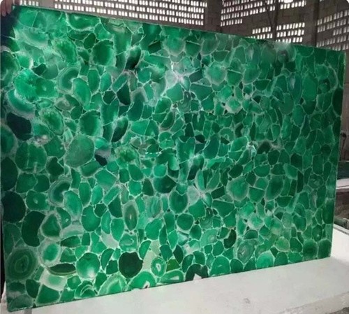 Table pierre agate verte - pierre, d'agate