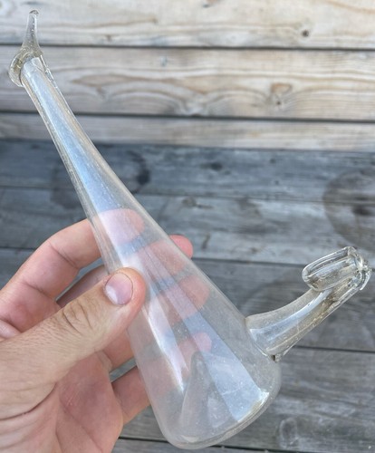 Verre soufflé abreuvoir - verre,