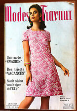 Mode & Travaux du 6/1967; Fauteuil Louis XV en tapisserie/ Tableau Chinois satin