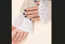 Mitaines Dentelle Blanche