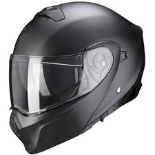 Casque Modulaire Moto Scorpion EXO 930 EVO Solide Noir Mat Pearl Touring