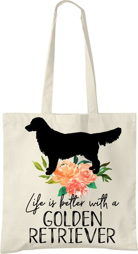 Sac tote golden retriever - golden, la