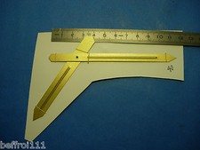 Aiguilles pendulette horloge ancienne,pendule Uhr clock aiguille 116 x 94 mm n40