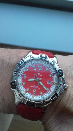 Calypso festina 5000 - calypso-festina, red