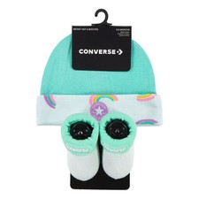 Ensemble bonnet turquoise