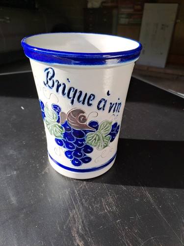 Ancien pot grès émaillé - pot,