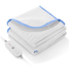 Surmatelas Chauffant électrique avec 4 Niveaux de Chaleur, Chauffage rapide, ...