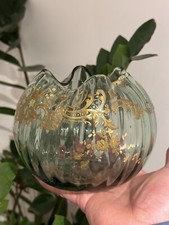 Legras vase boule - vase, côtelé