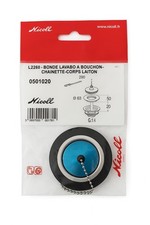 BONDE LAVABO A BOUCHON- CHAINETTE-CORPS LAITON Nicoll