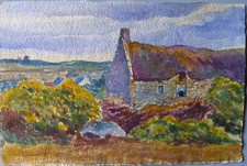 DESSIN AQUARELLE DEBUT XXè