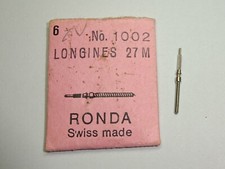 Longines winding stem 27M  27MS  tige de remontoir / Aufzugswelle Ronda 1002