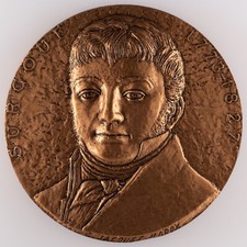 Médaille Robert Surcouf - Corsaire - 1773-1827 - Signée par Jacques Hardy