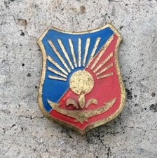 Insigne 8° RA Régiment Artillerie 1945 attache absente 