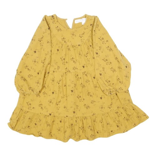 Zara robe enfant jaune - jaune, en