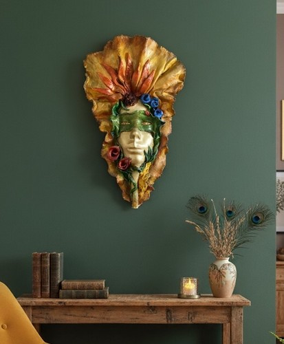 Masque décoratif accrocher - à,
