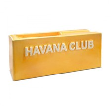 cendrier à cigare havana club el señorito design cubain, jaune