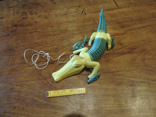 Jouet ancien crocodile - ancien,