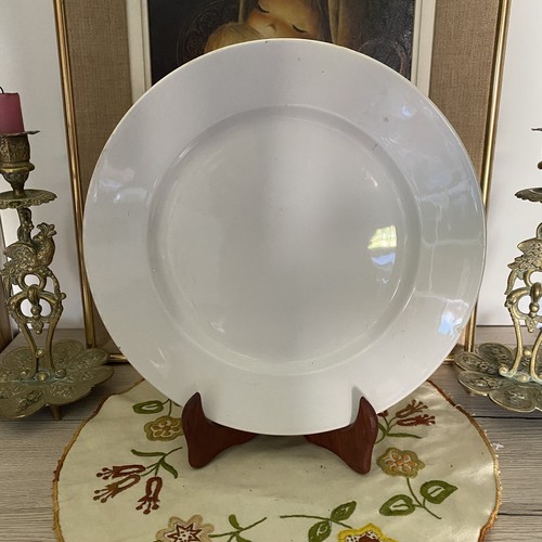 Plat faïence ancienne - en,