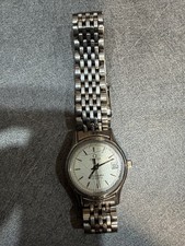 OMEGA Seamaster Armbanduhr Damenuhr Quarzuhrwerk Vintage Watch Stahl Date Datum