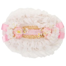  Chapeau victorien : Bonnet en rotin et dentelle victorienne pour femme -