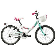 Bicyclette Fille 6-8 Ans T631 Simba 20 1V Blanc/Vert 23T631B Torpado Vélo