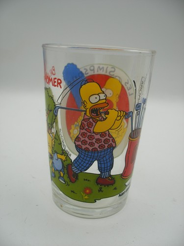 Les simpsons verre moutarde - les,