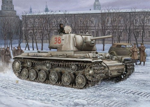 Hobby boss char russe s - hobby, kv-1's