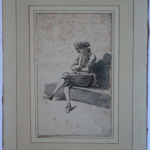 Dessin xviiième siècle - dessin, jeune