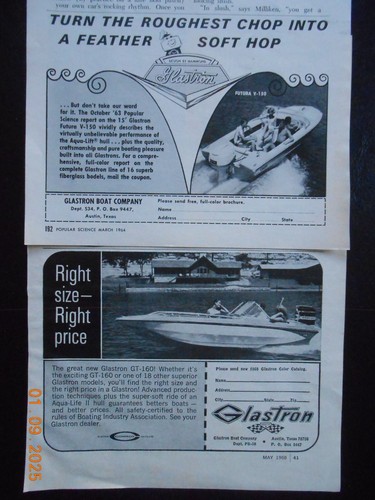 1964 1968 glastron boat - glastron,
