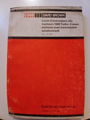 David brown case tracteur 1690 - david,