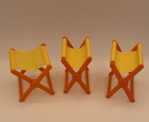1972 barbie camp chairs - 1972, x3