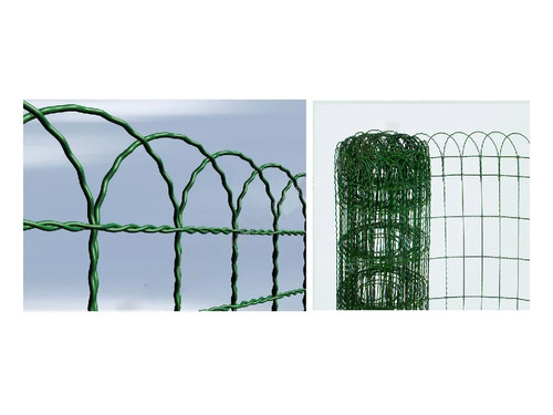 Clôture rete vert métal - clôture,