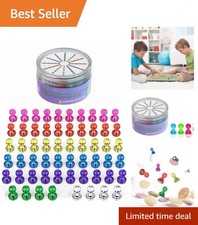 Magnetic Push Pins - 58 Pack