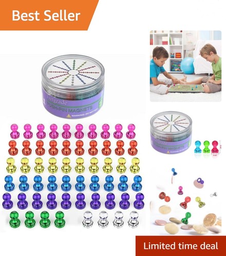 Magnetic push pins 58 pack - 58,