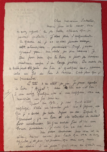 Cm16 lettre autographe - -,