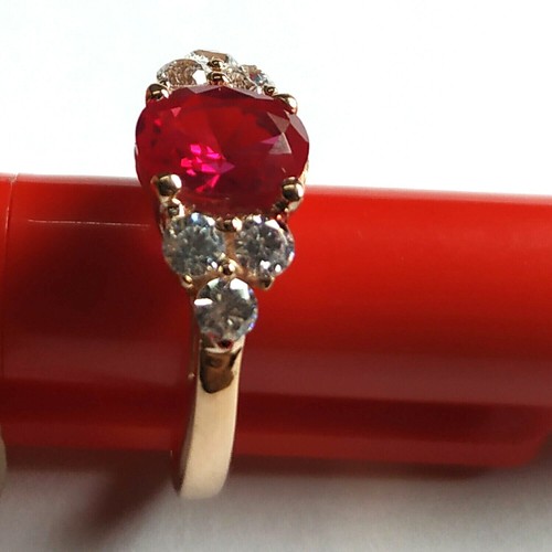 Bague rubis rouge - en, saphir