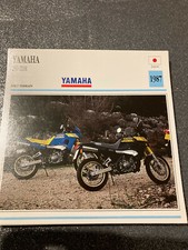 CARTE FICHE MOTO collection ATLAS YAMAHA 250 TDR 