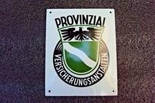 Plaque émaillée Les compagnies d'assurances provinciales (PROVINZIAL) 