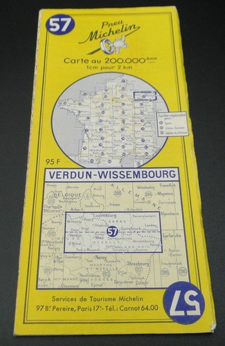 Ancienne carte routière - carte,