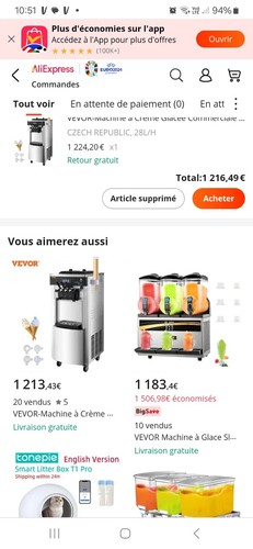 Vevor machine crème - vevor,