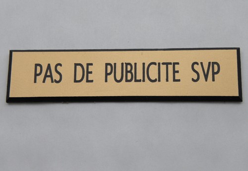 Plaque boite aux - plaque,