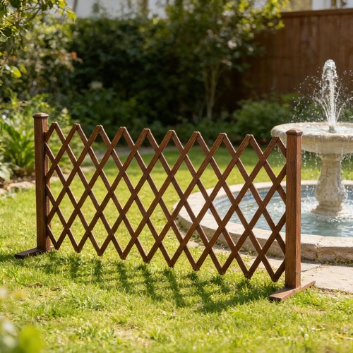 Barrière extensible bois - extensible, en