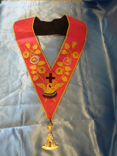 SAUTOIR + BIJOU REAA 18è DEGRÉ FRANC MAÇON FRANC MAÇONNERIE / MASONIC / AASR