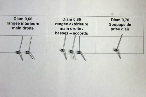 Ressorts accordéon hohner - d'accordéon,