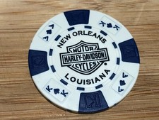Harley Davidson Poker Chip New