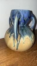 Vase 3 anses coloquinte grès