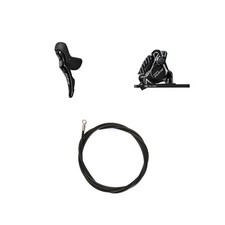 Levier de frein/de changement de vitesse gauche, étrier avant, aluminium 105 ST-