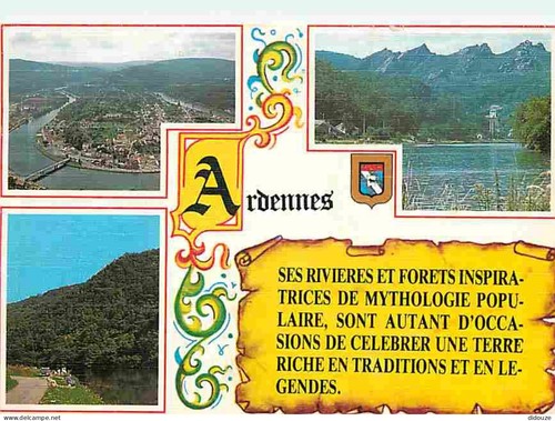 Carte postale ardennes - postale,